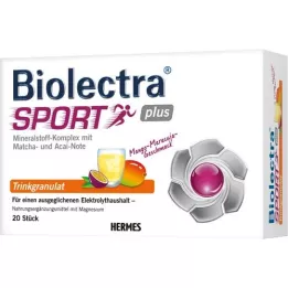 BIOLECTRA Sport Plus bebida granulada, 20X7,5 g