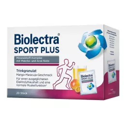 BIOLECTRA Sport Plus bebida granulada, 20X7,5 g