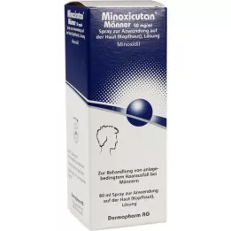 MINOXICUTAN Hombres 50 mg/ml aerosol, 60 ml