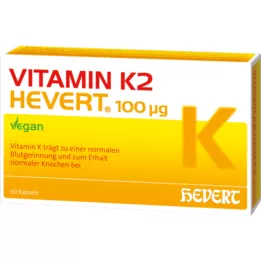 VITAMIN K2 HEVERT Cápsulas de 100 μg, 60 uds