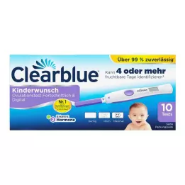 CLEARBLUE Test de ovulación avanzado &amp; digital, 10 uds