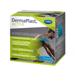 DERMAPLAST Active Kinesiology Tape 5 cmx5 m azul, 1 ud