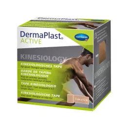 DERMAPLAST Active Kinesiology Tape 5 cmx5 m beige, 1 ud