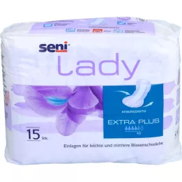 SENI Compresa para incontinencia femenina extra plus, 15 uds