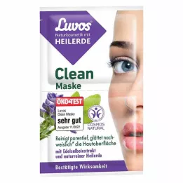 LUVOS Healing Earth Clean Mask Cosmética Natural, 2X7,5 ml