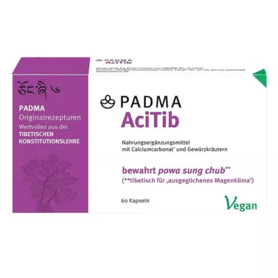 Cápsulas de Padma Acitib, 60 piezas