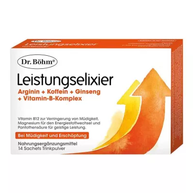 Dr. Böhm Performance Elixir Gránulos efervescentes, 14 piezas