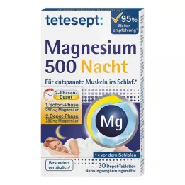 TETESEPT Magnesio 500 comprimidos de noche, 30 uds