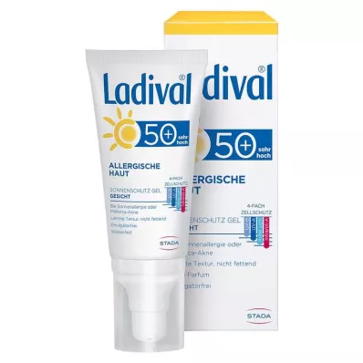 LADIVAL gel para pieles alérgicas LSF 50+, 50 ml