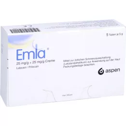 EMLA 25 mg/g + 25 mg/g Crema + 12 Tegaderm Pl., 5X5 g