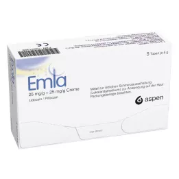 EMLA 25 mg/g + 25 mg/g Crema + 12 Tegaderm Pl., 5X5 g