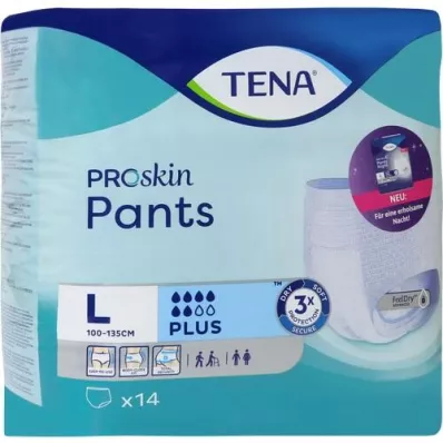 TENA PANTS más pantalones desechables L, 14 piezas