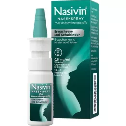 NASIVIN Spray nasal sin conservante para adultos y escolares, 10 ml