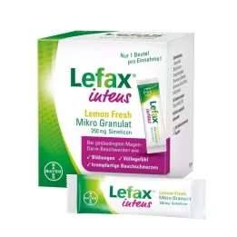 Lefax Intens Microgránulos frescos de limón 250 mg Simeticon, 50 st