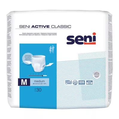 SENI Active Classic Braguitas para incontinencia desechables M, 30 uds