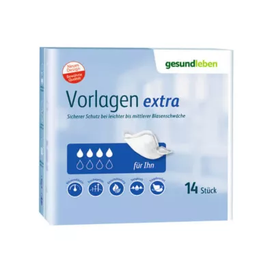 Plantillas de vida saludable para hombres extra, 10 piezas