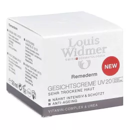 WIDMER Remederm crema facial UV 20 sin perfume, 50 ml