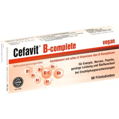 CEFAVIT Comprimidos recubiertos B-complete, 60 unidades
