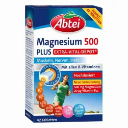 ABTEI Magnesio 500 Plus Extra Vital Depot Tbl, 42 uds