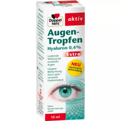 DOPPELHERZ Gotas oculares Hyaluron 0,4% Extra, 10 ml