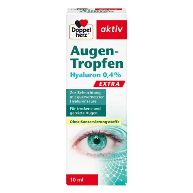 DOPPELHERZ Gotas oculares Hyaluron 0,4% Extra, 10 ml