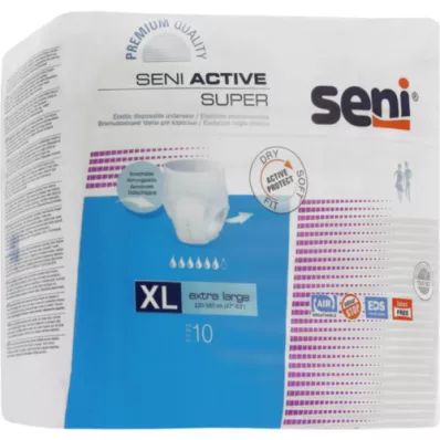 SENI Active Super calzoncillos incontinencia desechables XL, 10 uds