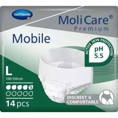 MOLICARE Premium Mobile 5 gotas tamaño L, 14 uds