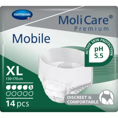 MOLICARE Gotas Premium Mobile 5 tamaño XL, 14 unidades