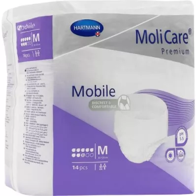 MOLICARE Gotas Premium Mobile 8 talla M, 14 unidades