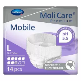 MOLICARE Gotas Premium Mobile 8 tamaño L, 14 unidades
