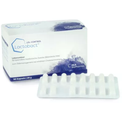 LACTOBACT LDL-Control cápsulas con recubrimiento entérico, 90 uds