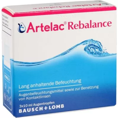 ARTELAC Colirio Rebalance, 3X10 ml