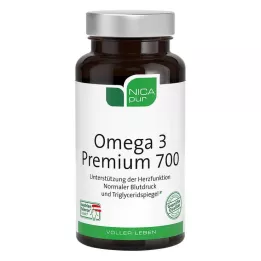 NICAPUR Omega-3 Premium 700 Cápsulas, 60 Cápsulas
