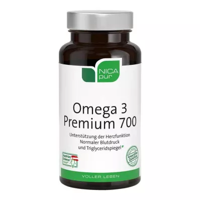 NICAPUR Omega-3 Premium 700 Cápsulas, 60 Cápsulas