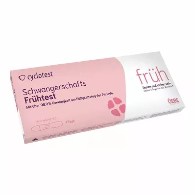 Prueba de embarazo temprana Cyclotest 10 ml / ml de orina, 1 ud