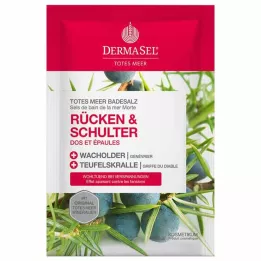 DERMASEL Sal de baño del Mar Muerto espalda &amp; Hombro, 80 g