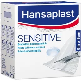 HANSAPLAST Rollo de yeso sensible 6 cmx5 m, 1 ud