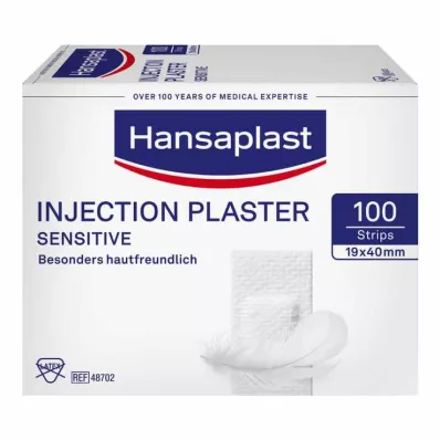 Hansaplast Yesos de inyección sensibles 1,9x4 cm, 100 st Hansaplast Yesos de inyección sensibles 1,9x4 cm, 100 st