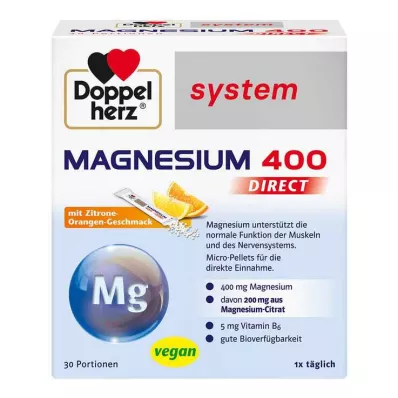 Sistema Doppelherz Magnesio 400 pellets directos, 30 piezas