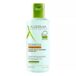 Aderma Exomega Control Gel Limpiador 2en1 (200 ml)