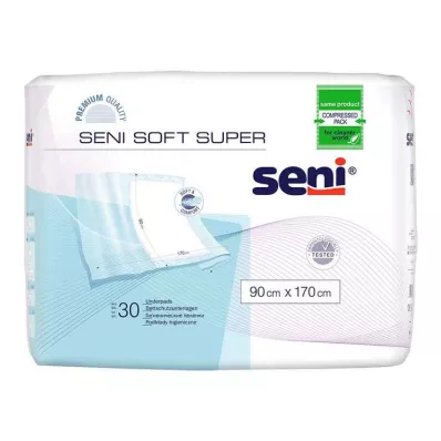 Bases de protección de cama Seni Soft Super 90x170 cm, 30 piezas