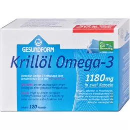 GESUNDFORM Aceite de krill antártico 1180 mg cápsulas, 120 uds