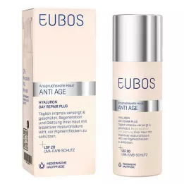 EUBOS HYALURON Crema reparadora de día plus LSF 20, 50 ml