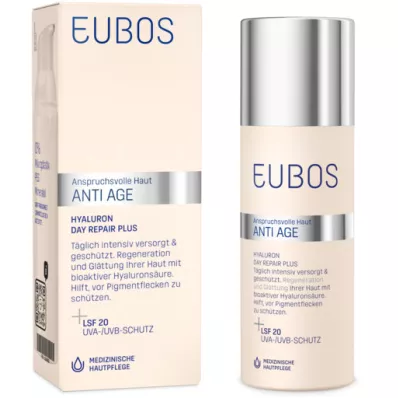 EUBOS HYALURON Crema reparadora de día plus LSF 20, 50 ml