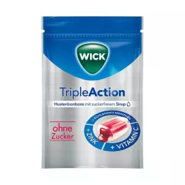 WICK TripleAcción Mentolada &amp; Cassis o.Zucker Bon., 72 g