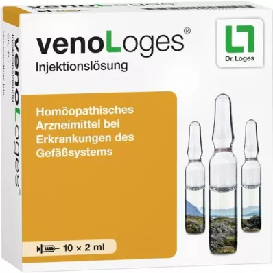 VENOLOGES Ampollas de solución inyectable, 10X2 ml