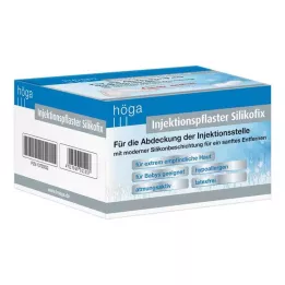 INJEKTIONSPFLASTER Silikofix 2x4 cm Höga, 100 unidades