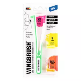 WINGBRUSH Estuche de inicio con 3 cepillos, 1 ud