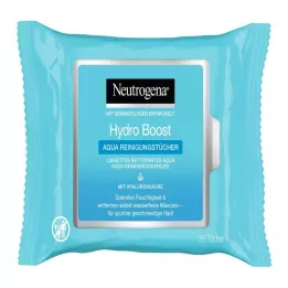 Paños de limpieza Neutrogena Hydro Boost Aqua, 25 piezas