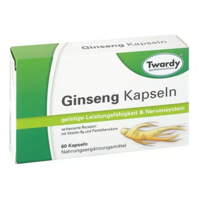 GINSENG CÁPSULA, 60 uds